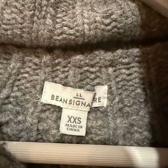 L.L. Bean Signature merino wool fairisle cardigan sweater xxs - Picture 3 of 9